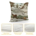 thumbnail image 4 of PHYHOO Farmhouse Throw&nbsp;Pillow&nbsp;Covers Pillow&nbsp;Covers Vintage Country Riding Horses Cushion&nbsp;Covers For Boys Young Desert Cow Decorative Pillow Covers, 4 of 5