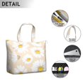 thumbnail image 3 of Sunny Daisy Artwork Carry-On Bag Retro Floral Duffel, Lightweight, , Multiple Pockets, for Women, 3 of 5