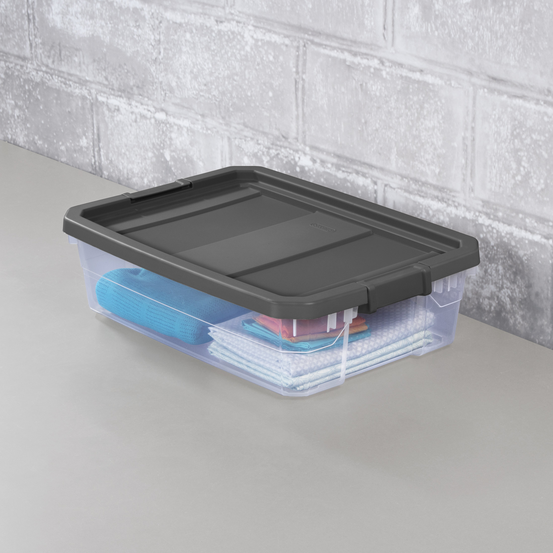 Sterilite 40-Quart Stackable Storage Bin with Latch Lid photo 3