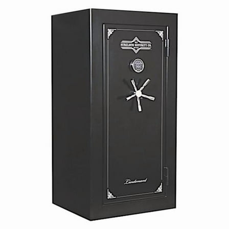 Surelock SRL3418952 25 Gun Surelock Lieutenant Fire-Resistant Safe with Electronic Lock, Black
