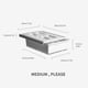 thumbnail image 2 of Xihbxyly Organizador Portátil para Debajo Del Escritorio, con Cajón Deslizante, Diseño Compacto, Fácil Instalación, Ideal para Oficina y Hogar, Material Abs y Pp, 1 Juego., 2 of 2