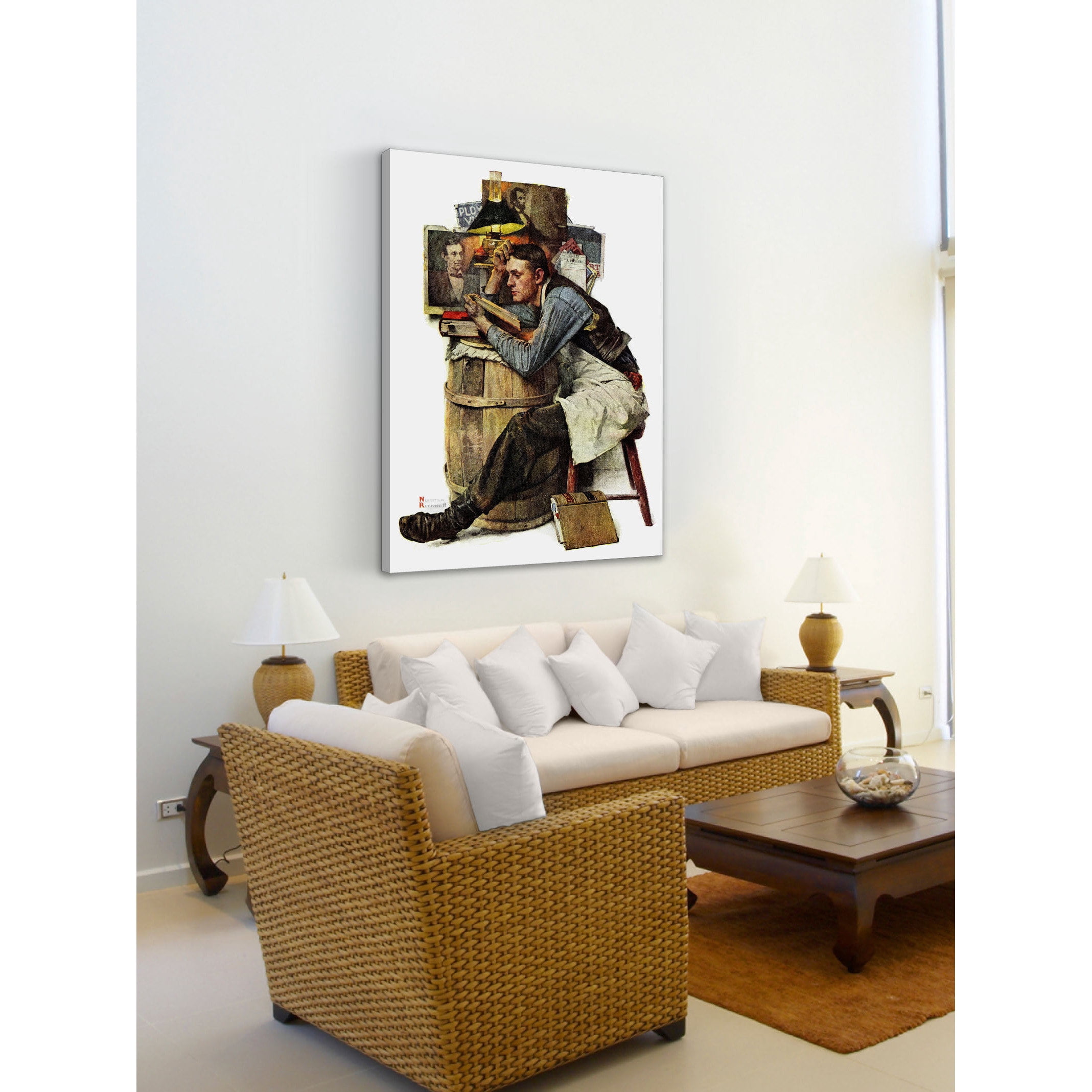 Marmont Hill "Law Student" by Norman Rockwell Painting Print on Canvas