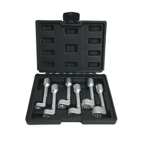 

Aibecy 6pc Fuel Injection Sockets Open End 1/2 Dr. 12 14 16 17 18 19mm Wrench