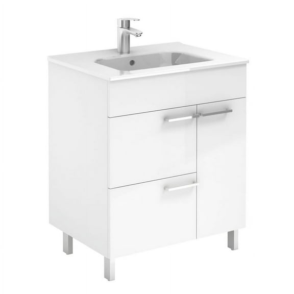Ws Bath Collections Elegance 80 Set Elegance 31-1/2" Free Standing Single Basin Vanity Set