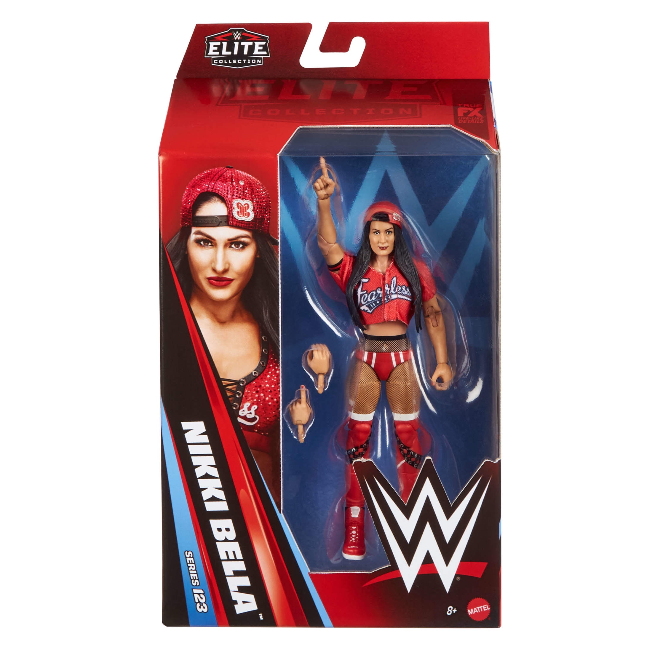 WWE Elite Nikki Bella Action Figure, Series #123, 6-inch Collectible with Articulation & Accessories