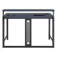 thumbnail image 4 of OSP Home Furnishings Reload Gaming Desk with RGB LED Lights and Power Hub, Grey, 4 of 5