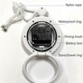 thumbnail image 4 of Waterproof Bathroom Clock Wall Clock Can Be Hanged With Towel Wall Clock Table Clock Dual-Purpose Clock-AM s20241212656, 4 of 5