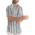 thumbnail image 4 of Camisa Hombre Manga Larga Slim Fit Casual Rayas Caballero, 4 of 6