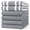 Grey, variant on Simmore 18x28 Cotton Kitchen Towels 6-Pack, Soft Absorbent Dish Cloths for Washing Dishes Multipurpose Dish Towels Set for Kitchen with Hanging Loop, Grey