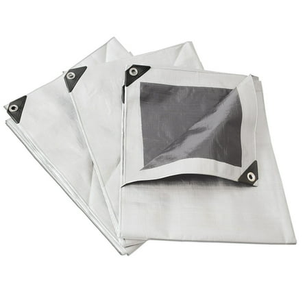 Surtek Reinforced Tarp White Color 5 X 6 M