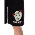 thumbnail image 2 of Friday The 13th Mens' Movie Film Jason Mask Horror Sleep Pajama Shorts, 2 of 5