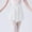 White, variant on Bwndum Wrap Skirts for Women Trendy Chiffon Mini Dance Skirts Ruched Flare Skirts- Pink 8