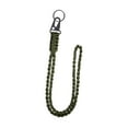 thumbnail image 4 of Paracord Lanyard Carabiner trenzado para actividades al aire libre senderismo para adultos Verde, 4 of 8