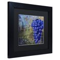thumbnail image 3 of Trademark Fine Art "Vino Blu One" Canvas Art by Color Bakery Black Matte, Black Frame, 3 of 4
