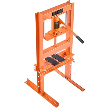 KFFKFF 6 Ton with Press Plates Hydraulic Shop Press H-Frame Benchtop Press Stand