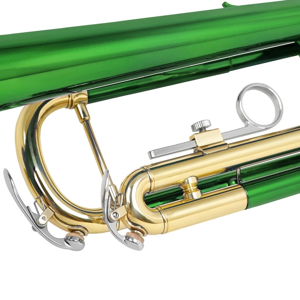 SDFGTstore Brass Student Trumpet Bb Trumpet with Case Professional Trumpet Musical Instruments for Beginner or Advanced Student