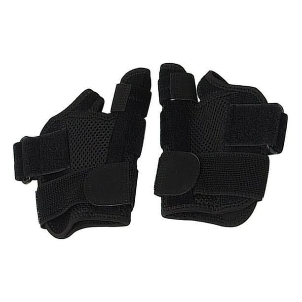 Naiovety Muñequera Protección de manos Envoltura Cómoda Guardia de ejercicio Patio de juegos Ropa Deportiva, Zapatos Negro Naiovety OD023668-02