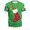 M10-Green, variant on Ulitacool Men T Shirts Christmas Day Clothing Cartoon Print Loose Crew Neck Short Sleeve Soft Clothing Red