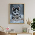 thumbnail image 6 of Diamond Art Kits for Adults - Snowy Puppy Blue Eyes Winter Scene 5d Diamond Painting for Adults, Diamond Art for Adults Beginners, Frameless Diamond Painting Kits for Adults for Home Wall Decor, 6 of 7