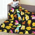 thumbnail image 6 of Vsdgher Gnomes With Sunflowers Ultra-Soft Micro flannel Blanket Throw Blankets for Couch Sofa, Bed (4 sizes)-60"x50", 6 of 7