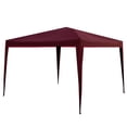 thumbnail image 2 of Northlight 10' x 10' Burgundy Pop-Up Outdoor Canopy Gazebo, 2 of 6