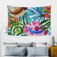 thumbnail image 6 of FCXZI Tropical Leaves Wall Tapestry Art for Bedroom and Living Room 60*40in, 6 of 6