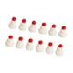 thumbnail image 4 of 12 piezas de mini sombreros de punto navideños Gloria adorno navideño gorro blanco, 4 of 9