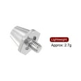 thumbnail image 3 of Track Spikes 11mm Aluminum Lightweight for Soccer Shoes, Silver Tone, 5 Pieces, 3 of 5