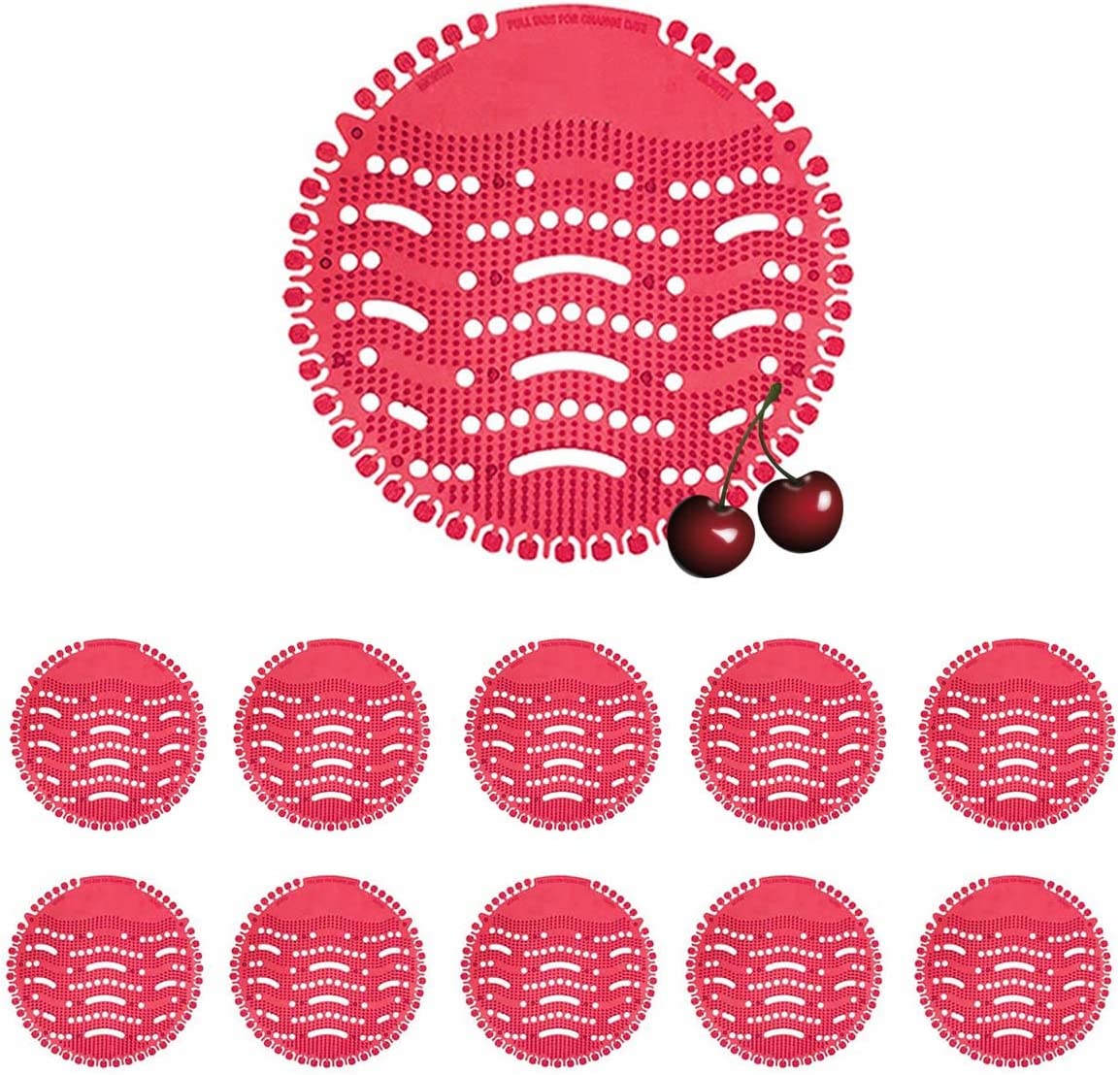 10pcs Urinal Screen Deodorizer Urinal Screen Cakes with Mango Essential