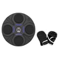 thumbnail image 2 of Máquina de boxeo electrónica, máquina de boxeo inteligente, objetivo de boxeo musical con guantes de boxeo para práctica de artes marciales, Taekwondo negro, 2 of 8