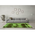 thumbnail image 3 of Ahgly Company Indoor Square Patchwork Green Transitional Area Rugs, 4' Square, 3 of 4