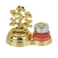 thumbnail image 2 of Estatua de escultura de árbol dorado, artesanía para , figurita de arte, adorno decorativo para coche, dormitorio, estantería de Navidad, mesa árbol y botella Soledad Estatuilla de árbol, 2 of 4