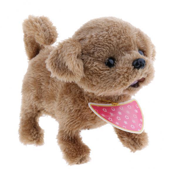 2x Perro Interactivo Caminar Ladrando Peluche Animal Juguete Electrónico Mascotas Irritadas CUTICAT Perro robot electrónico