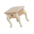 thumbnail image 1 of serony Table de Chevet de Chambre en Bois Simulée 1/12 pour Filles, Cadeaux, 1 of 9