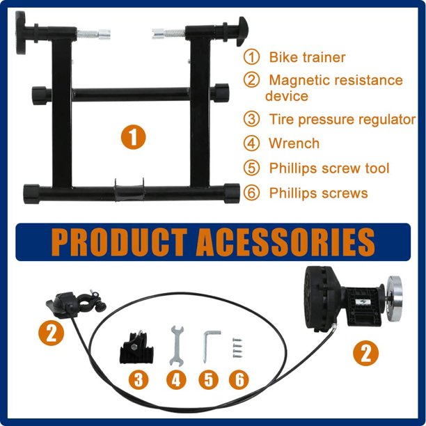 Magnet Steel Bike Bicycle Indoor Exercise Trainer Stand Walmart