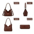 thumbnail image 7 of KL928 Purses for Women Shoulder Handbags Hobo Bags Tote Bag Women's Gifts (S-Chestnut Brown), 7 of 7