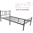 thumbnail image 3 of Emiosmt 14 in Twin XL Size Metal Platform Bed Frame with Headboard & Footboard,Black, 3 of 7