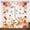 Fall Foliage, variant on Lfeey Pumpkin Floral Blackout Curtains for Bedroom, Thermal Insulated Light Blocking Rod Pocket Window Drapes 63 Inch Long, 2 Panels