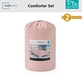 thumbnail image 3 of Mainstays Twin/Twin XL Comforter Set, Soft Lightweight & All Season, 2-Piece, Pink, 3 of 12