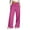 Hot Pink, variant on LEBONYARD Women Wide Leg Pants Loose High Waist Trousers,Women Fashion Trousers Full Pants Casual Straight Solid Color Loose Casual Wide Leg Pants Hot Pink S