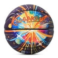 thumbnail image 2 of Kuangmi Size 7 Basketball (29.5") - Firework Court Shot Graphic PU Ball, Vibrant Street Art Indoor Outdoor Sports for Young Adults, 2 of 12