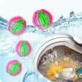 thumbnail image 2 of 6Pcs Magic Hair Pilling Remover Laundry Clothes Washing Machine Cleaning Ball, 2 of 10