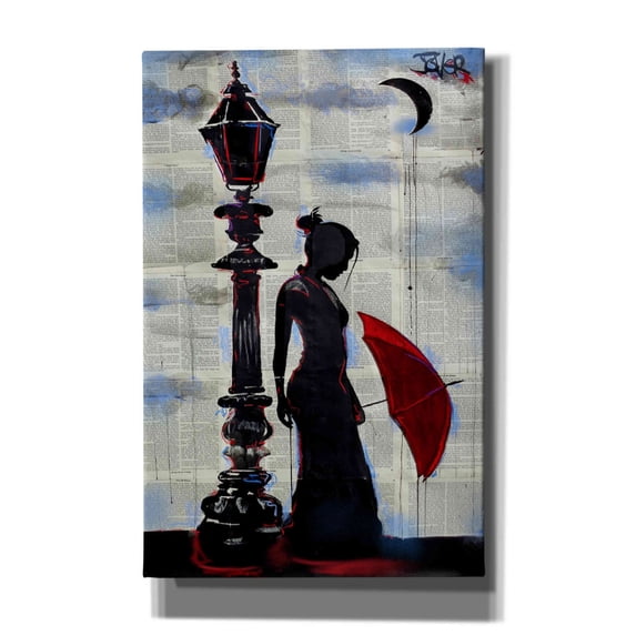 Epic Graffiti 'Lamp' by Loui Jover, Canvas, Wall Art, 26"x40"