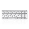 thumbnail image 7 of VIVEFOX Bluetooth Keyboard, Multi Device Keyboard Rechargeable Bluetooth 5.1 with Number Pad Ergonomic Design Full Size Keyboard, White, 7 of 7