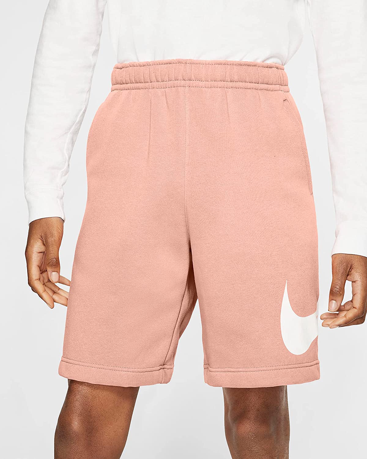 Nike Sportswear Club Men's Graphic Shorts BV2721-382 (Light Dew/Light Dew),  X-Large 