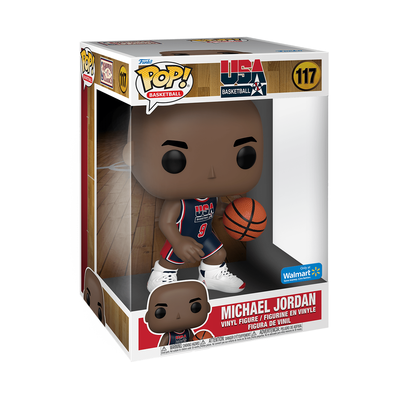 Funko Pop! Jumbo: NBA - Michael Jordan (1992 Team USA Navy Uniform) -  Walmart Exclusive