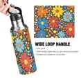 thumbnail image 4 of Yayeee 20oz Insulated Water Bottle Double Wall Stainless Steel with Flip Straw Lid, Cartoon Flowers, 4 of 7