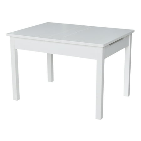 UPC 727506000364 product image for Table with Lift Up Top For Storage - White | upcitemdb.com