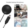 thumbnail image 4 of RUNROTOO Computer Microphone for Laptop Metal Black 1Pack Back to School, 4 of 8