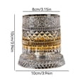 thumbnail image 3 of 360 Degree Rotating Whiskey Glass with Light up Stand, LED Crystal Wine Glass Swivel Stable Wine with Clear Base, Rotatable, 3 of 6